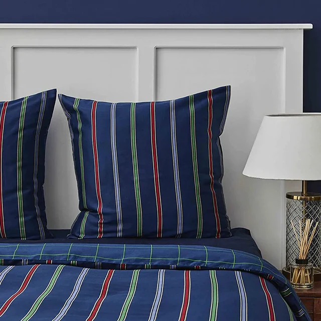 Nautica Home Ray Bettbezug aus 100 % Baumwolle, 200 × 200 cm, Navy Blue Multi