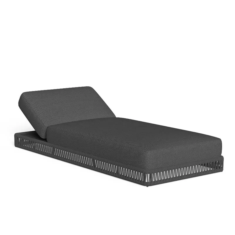 Upholstered Sunbed CLIFF by Ludovica + Roberto Palomba for Talenti