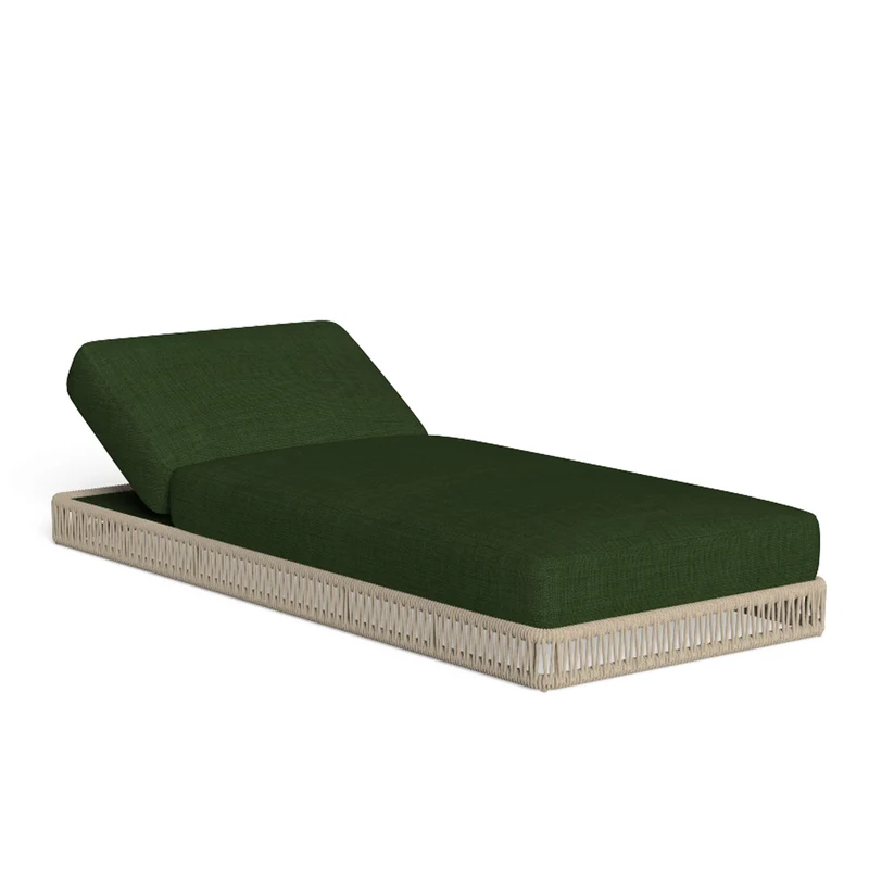 Upholstered Sunbed CLIFF by Ludovica + Roberto Palomba for Talenti
