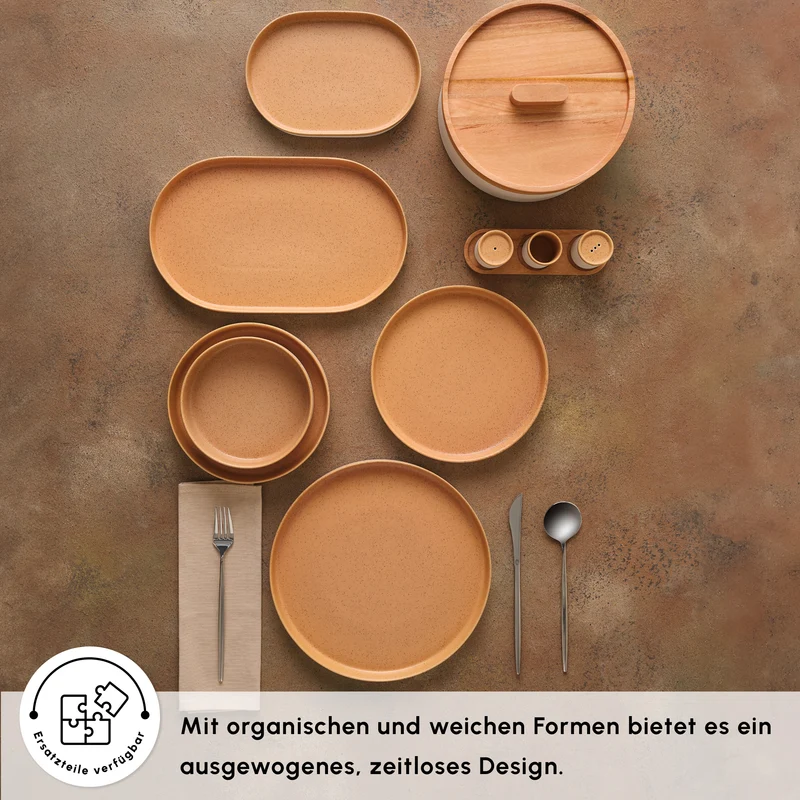 Karaca x Fatih Tutak Earth Collection 57-teiliges Tafelservice für 12 Personen