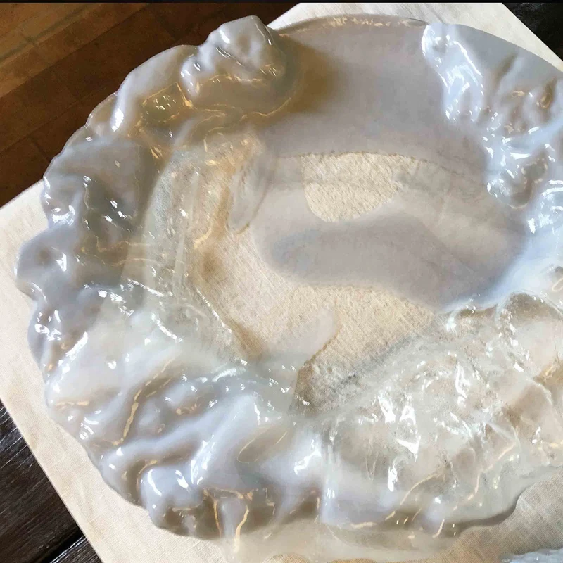 Murano Glass Centerpiece STROPICCIATO by D.i. Più Andretto Design