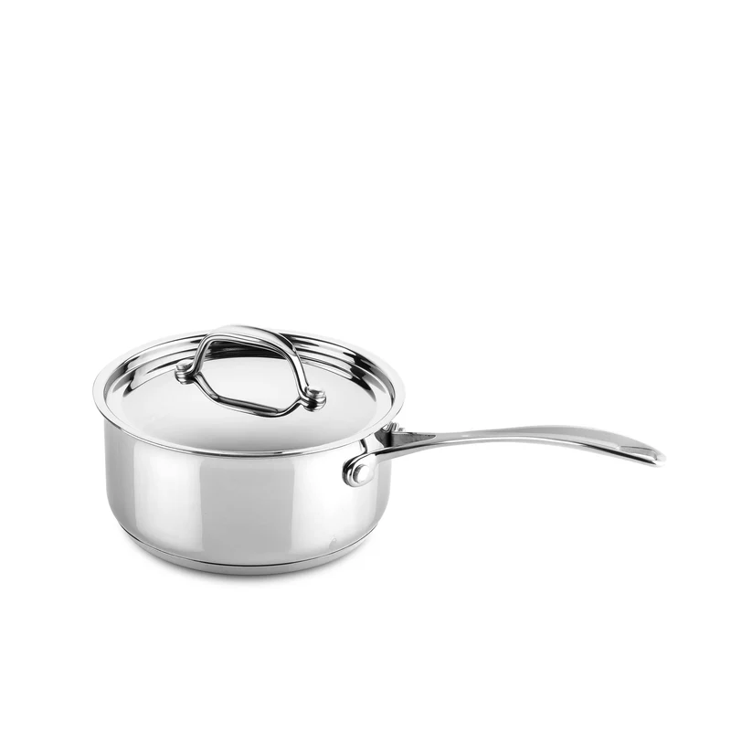 Stainless Steel Pan CASSEROLE GLAMOUR STONE Set of Three by Mepra
