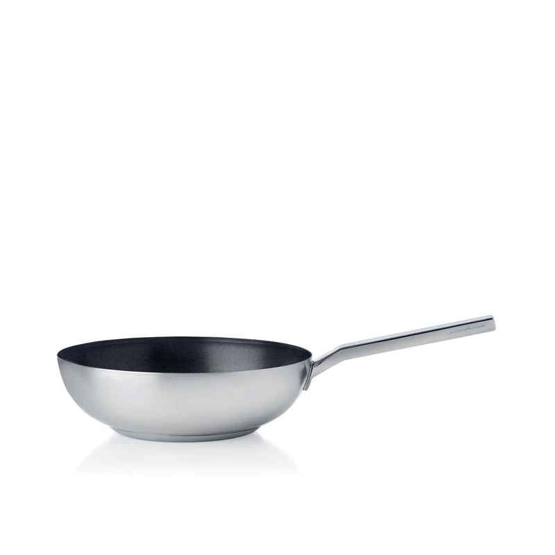 Stainless Steel Pan STILE WOK by Pininfarina for Mepra