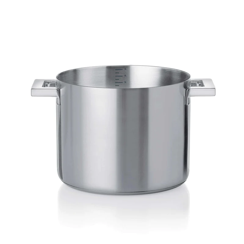 Stainless Steel Pot STILE DEEP POT by Pininfarina for Mepra