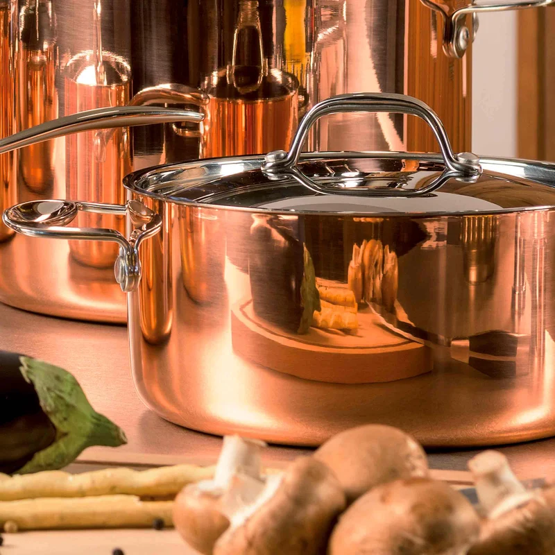 Stainless Steel and Copper Pan CASSEROLE TOSCANA by Mepra