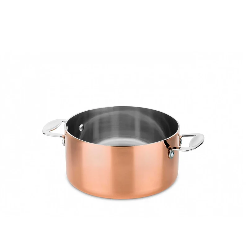 Stainless Steel and Copper Pan CASSEROLE TOSCANA by Mepra