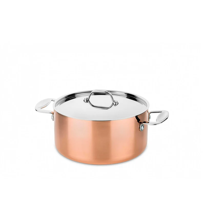 Stainless Steel and Copper Pan CASSEROLE TOSCANA by Mepra