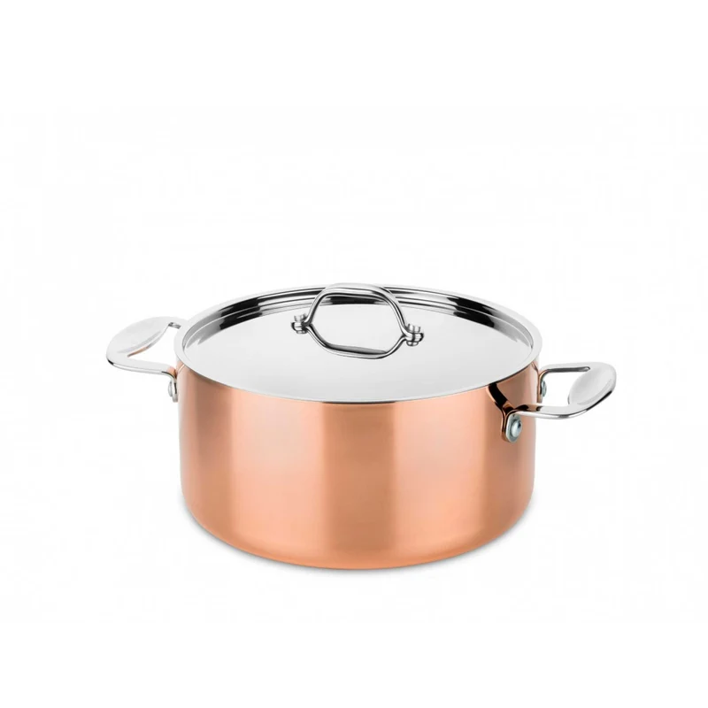 Stainless Steel and Copper Pan CASSEROLE TOSCANA by Mepra