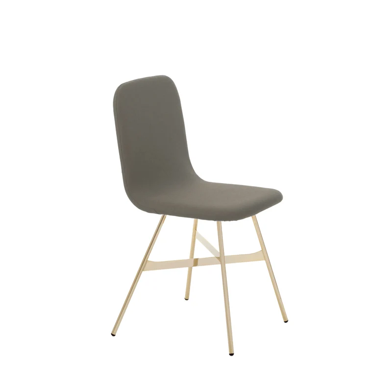 Upholstered Dining Chair TRIA SIMPLE GOLD by Colé Italia