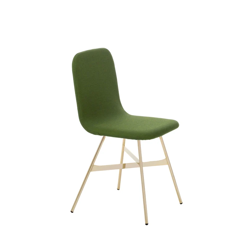 Upholstered Dining Chair TRIA SIMPLE GOLD by Colé Italia