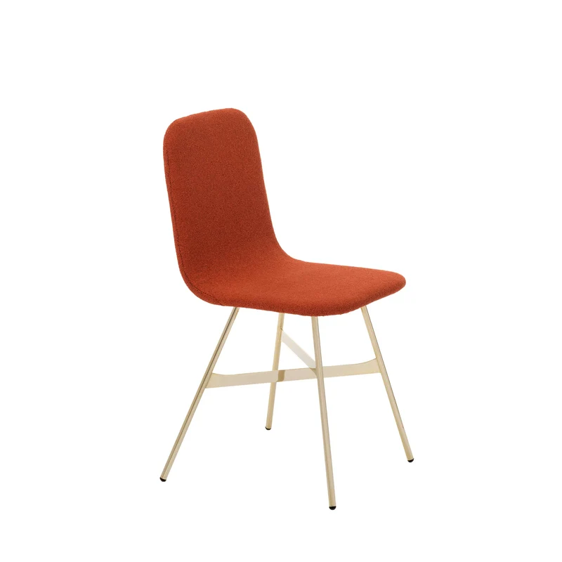 Upholstered Dining Chair TRIA SIMPLE GOLD by Colé Italia