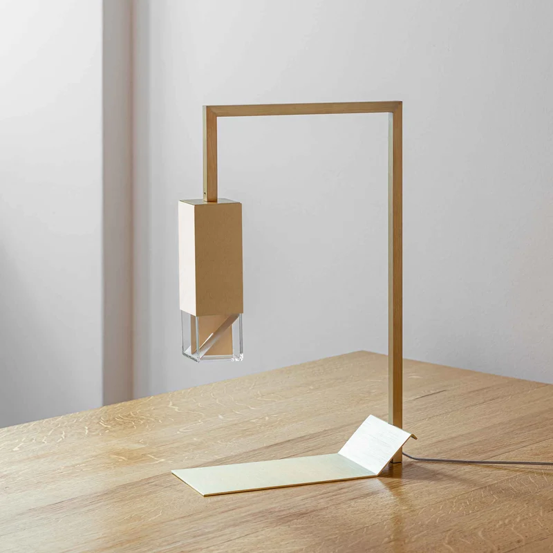 Brass Table Lamp LAMP/TWO by Formaminima