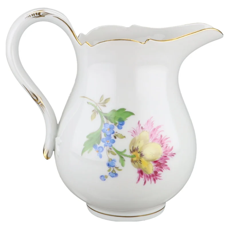 Milchkännchen groß Blüte Lila und Blüte Rosa Gelb