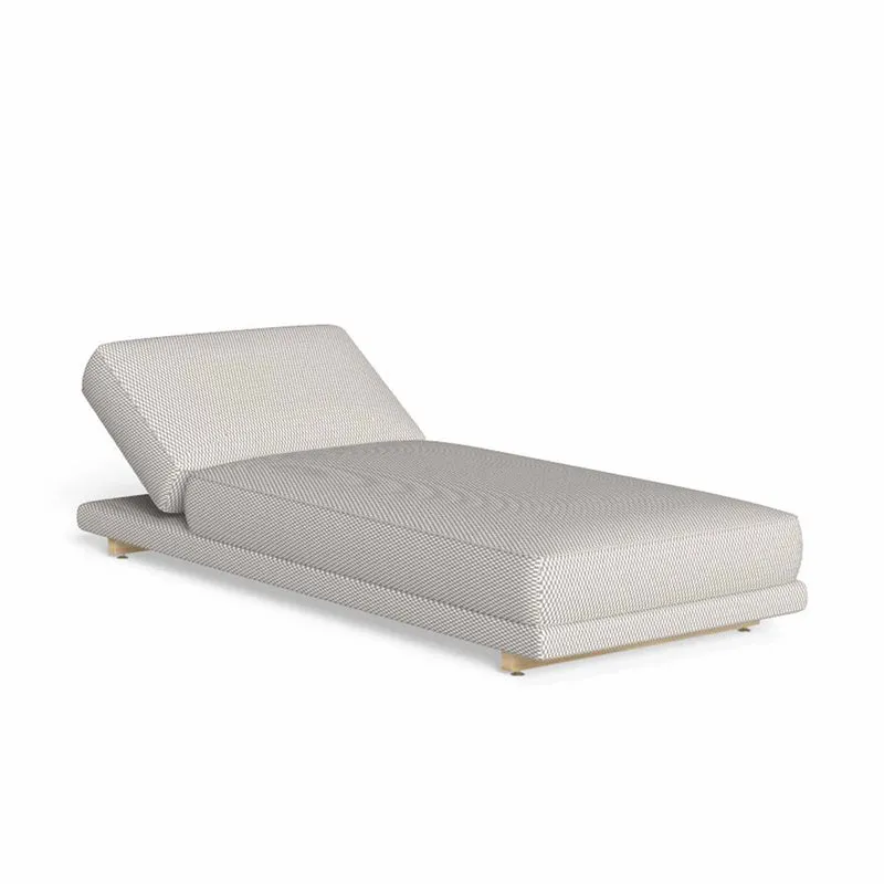 Upholstered Sunbed ARGO by Ludovica and Roberto Palomba for Talenti
