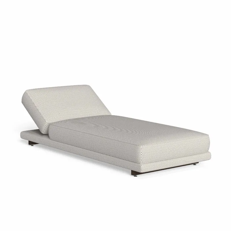 Upholstered Sunbed ARGO by Ludovica and Roberto Palomba for Talenti