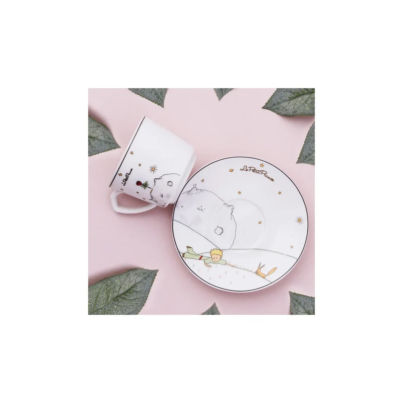 Karaca Little Prince 4-teiliges Mochatassen-Espressotassen Set für 2 Personen