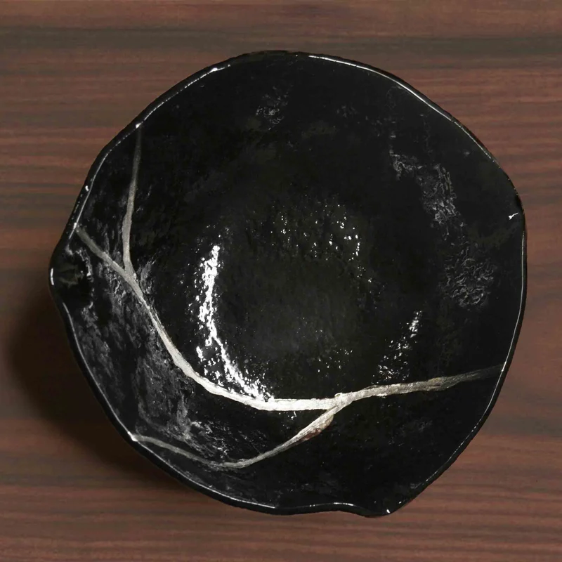 Murano Glass Rice Bowl KINTSUGI by D.i. Più Andretto Design