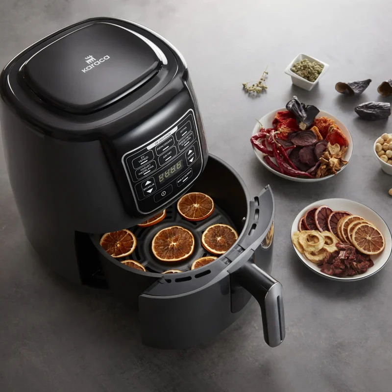 Karaca Air Cook XL 2 in 1 Heißluftfritteuse Starlight, 4L, 1550W