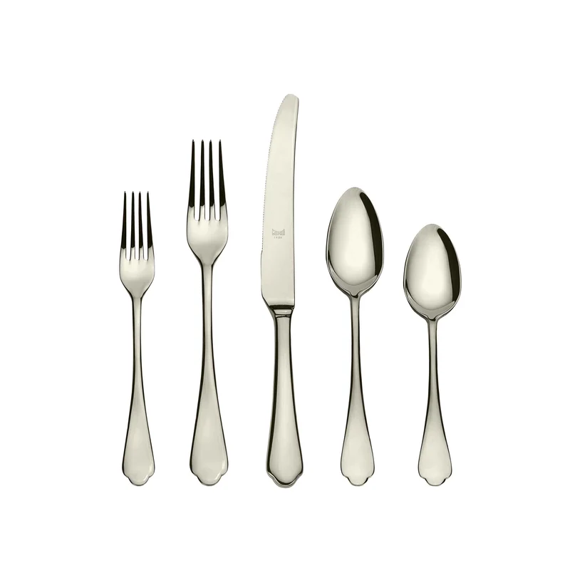 Stainless Steel Cutlery DOLCE VITA Set of Twenty-Four by Mepra