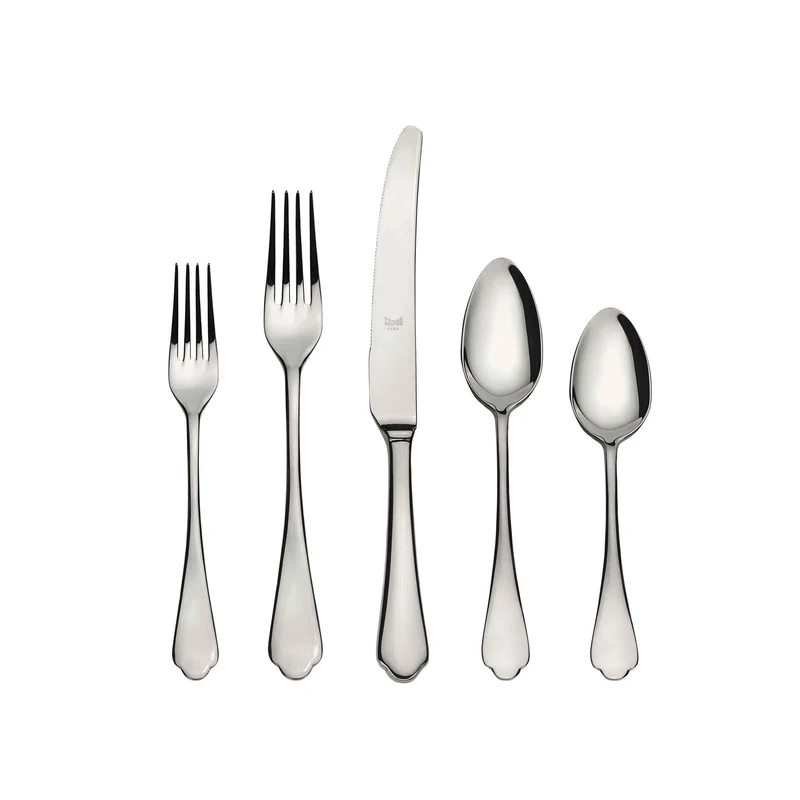 Stainless Steel Cutlery DOLCE VITA Set of Twenty-Four by Mepra