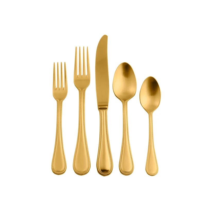 Stainless Steel Cutlery PERLA Set of Twenty-Four by Mepra