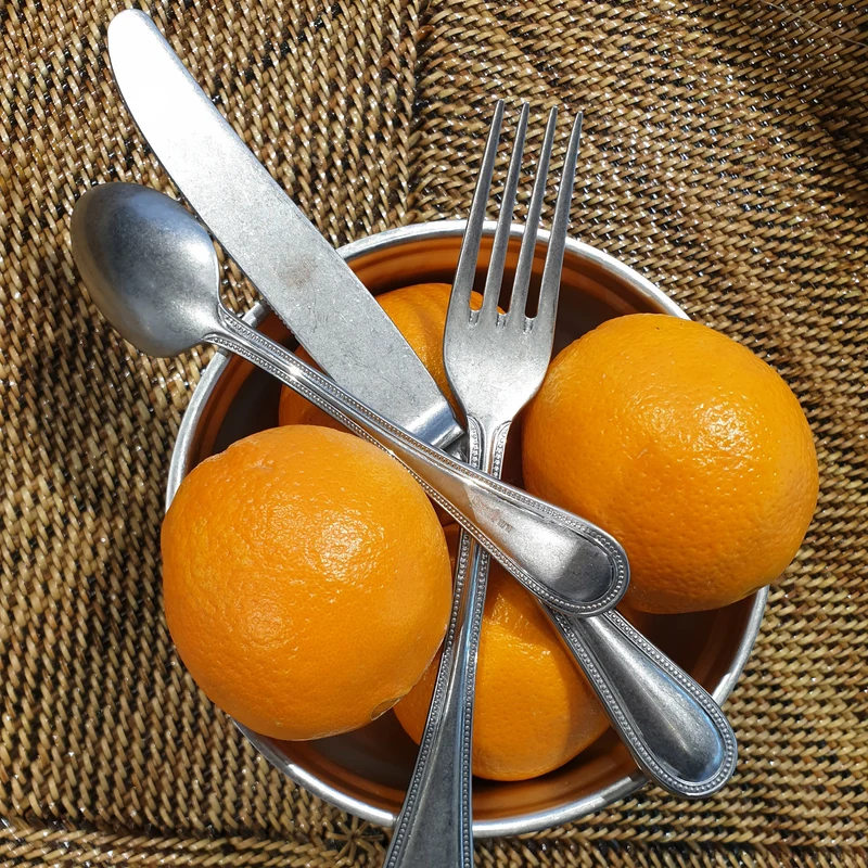 Stainless Steel Cutlery PERLA Set of Twenty-Four by Mepra