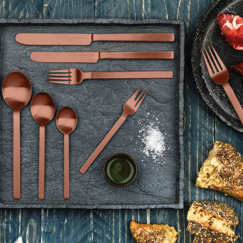 Stainless Steel Cutlery STILE Set of Twenty-Four by Pininfarina for Mepra