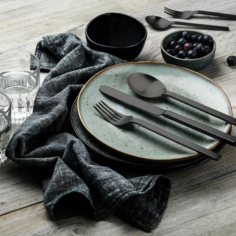 Stainless Steel Cutlery STILE Set of Twenty-Four by Pininfarina for Mepra