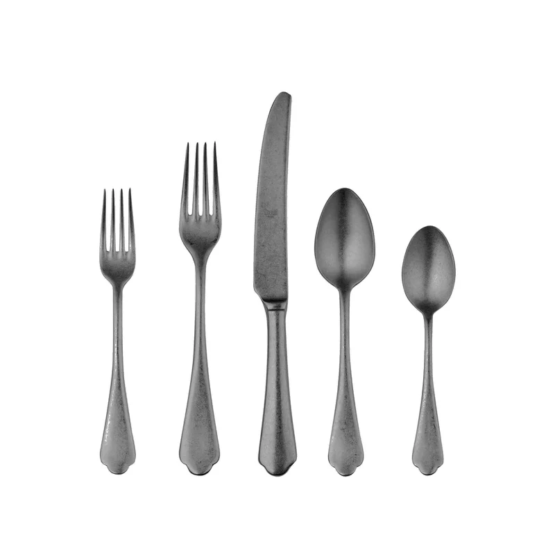 Stainless Steel Cutlery DOLCE VITA Set of Twenty by Mepra