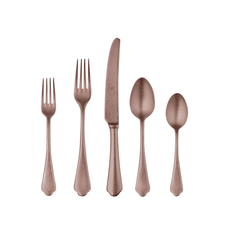 Stainless Steel Cutlery DOLCE VITA Set of Twenty by Mepra