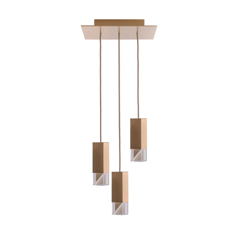 Brass Chandelier LAMP/ONE by Formaminima