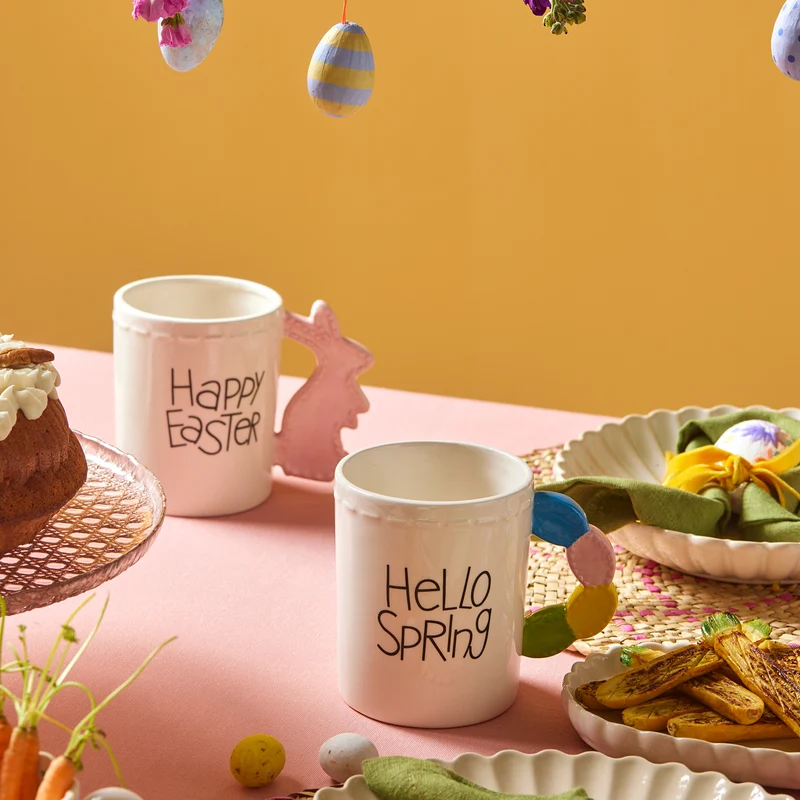 Karaca Osterbecher Hello Spring, Tasse, 540ML