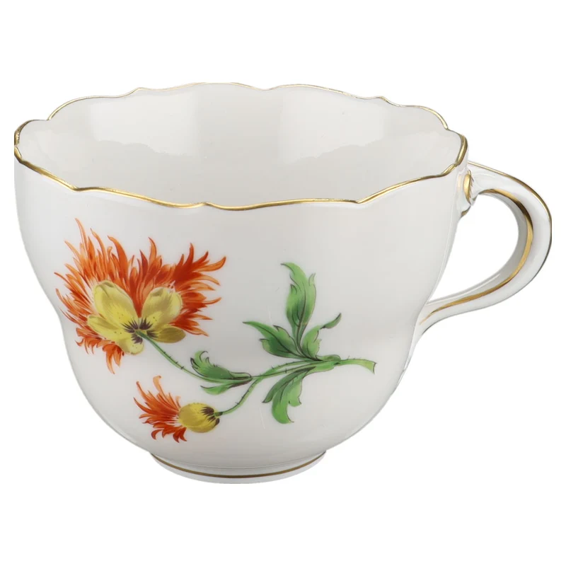 Kaffeetasse Blüte Gelb Rot Typ I