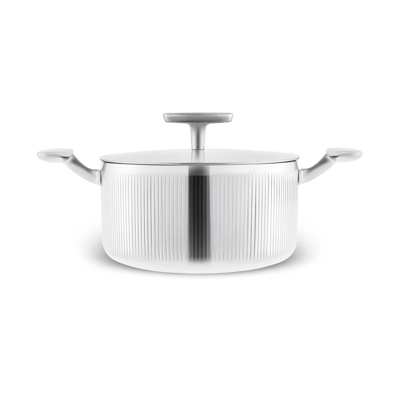 Karaca 3 Ply Rimova Flat Lid 8 Teilig Kochgeschirr Set