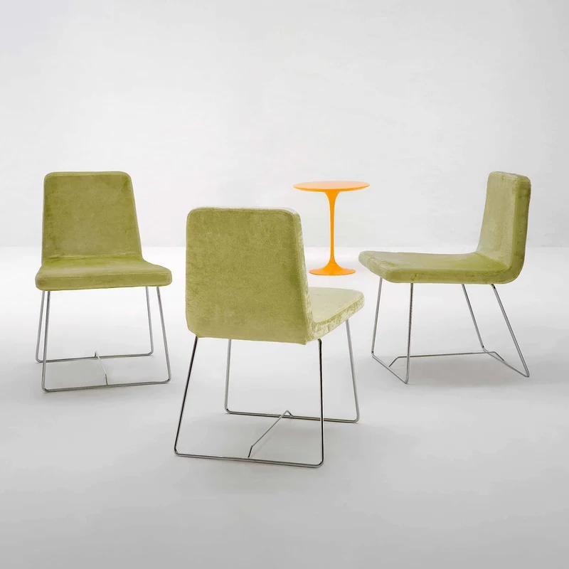 Upholstered Chair ALICE by Space Time for Giovannetti