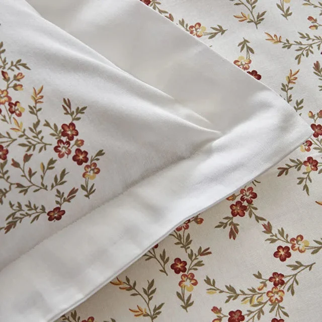Karaca Mizu Bettwäsche-Set aus 100 % Baumwolle mit Tagesdecke, Doppelbett, Mehrfarbig