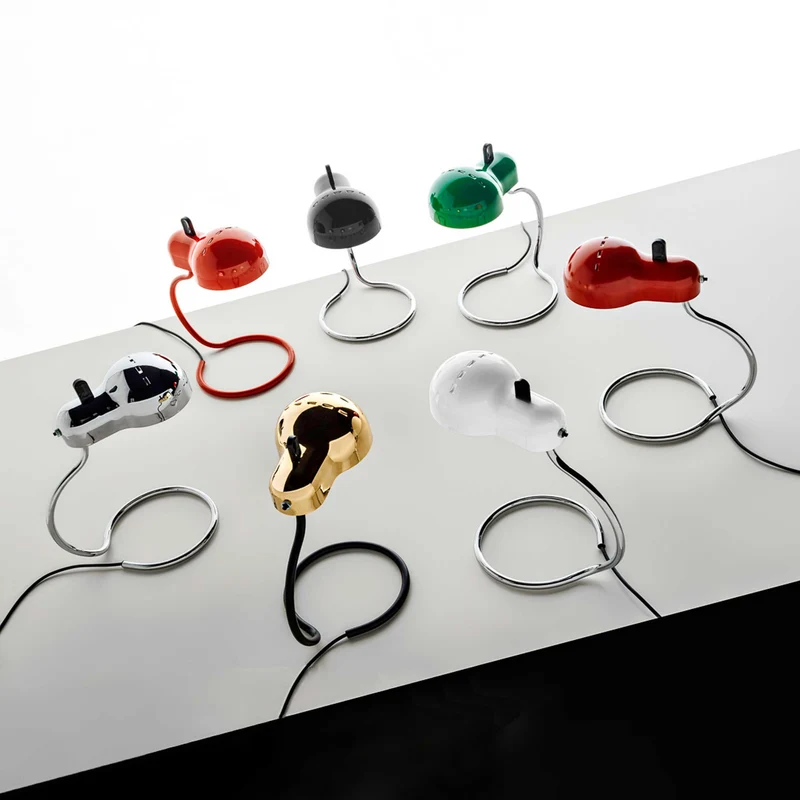 Metal Table Lamp MINITOPO by Joe Colombo for Stilnovo