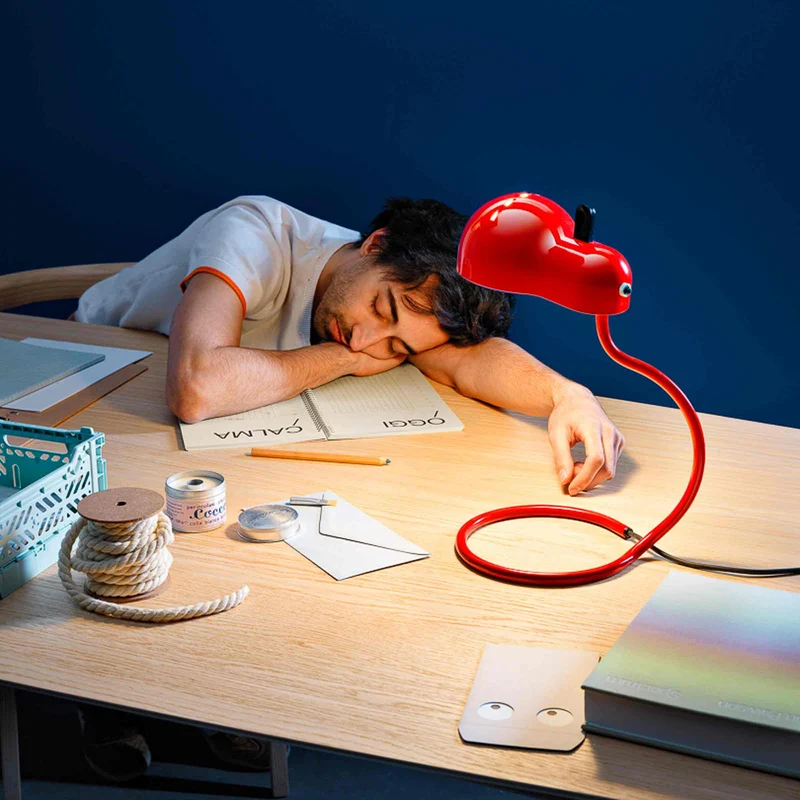 Metal Table Lamp MINITOPO by Joe Colombo for Stilnovo