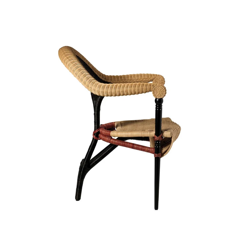 Rattan Chair LIBA by Borek Sipek for Driade