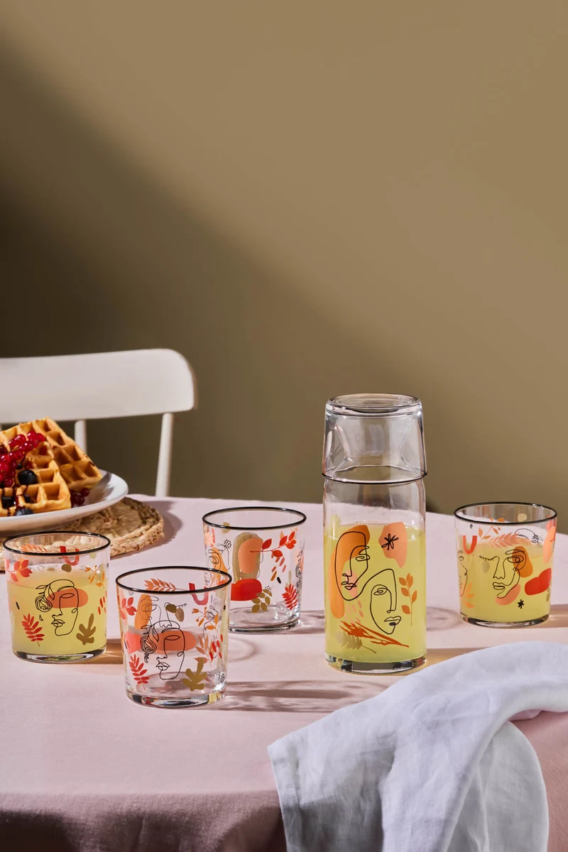 Karaca Face 5-teiliges Glas-Set