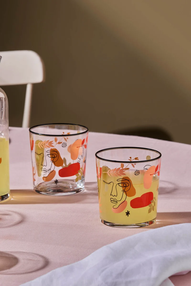 Karaca Face 5-teiliges Glas-Set