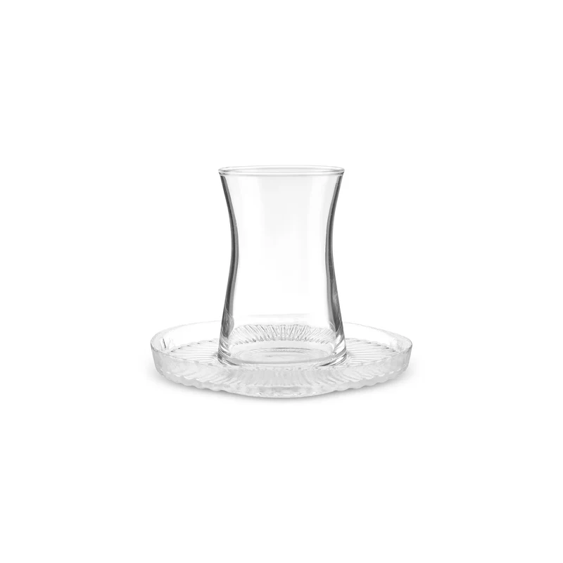 Karaca Lily Glasuntertasse, 12 cm, Transparent