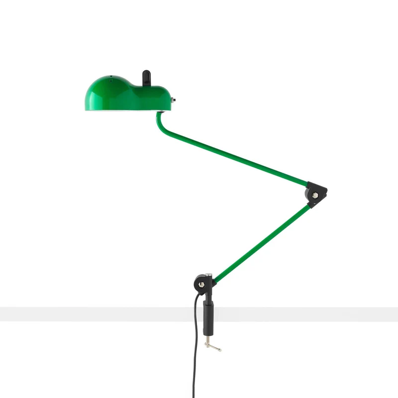 Clamp-On Table Lamp TOPO by Joe Colombo for Stilnovo