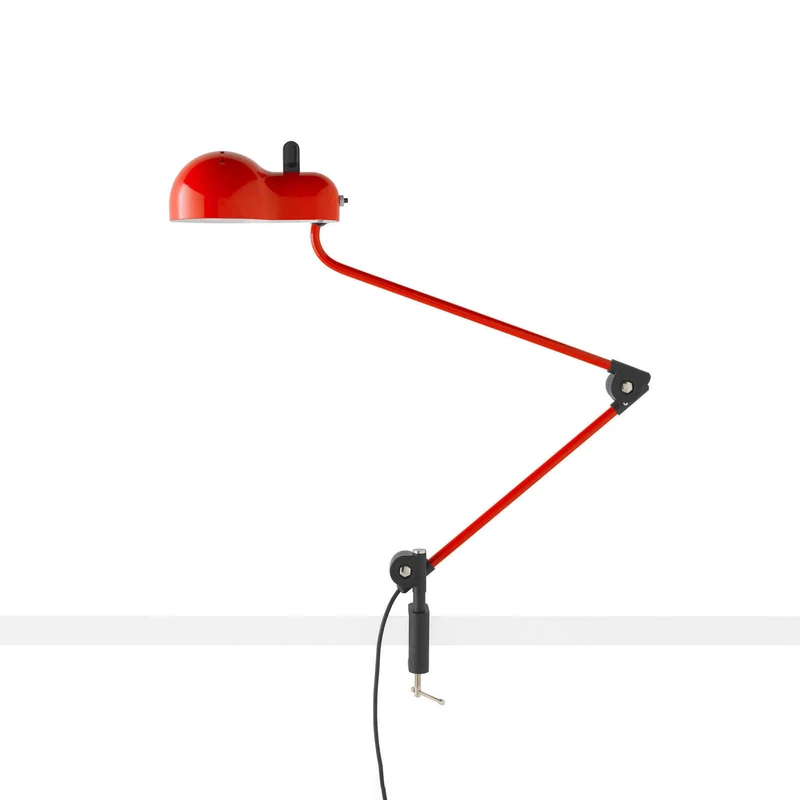 Clamp-On Table Lamp TOPO by Joe Colombo for Stilnovo