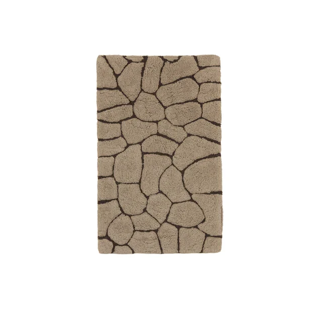 Karaca Stone Badvorleger, 50 × 80 cm, Grau