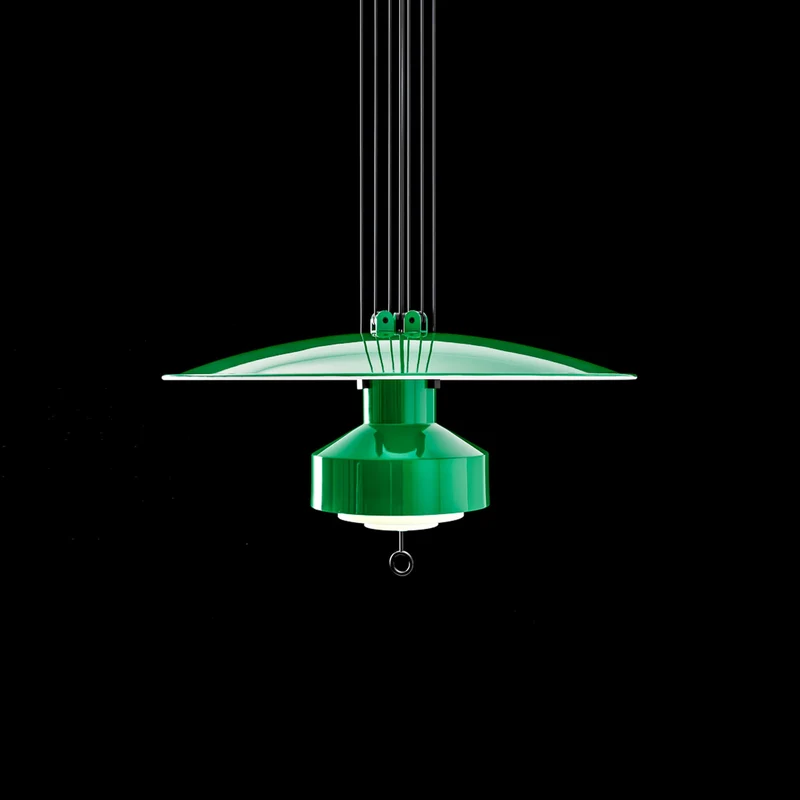 Adjustable Metal Suspension Lamp SALISCENDI by Achille & Pier Giacomo Castiglioni for Stilnovo