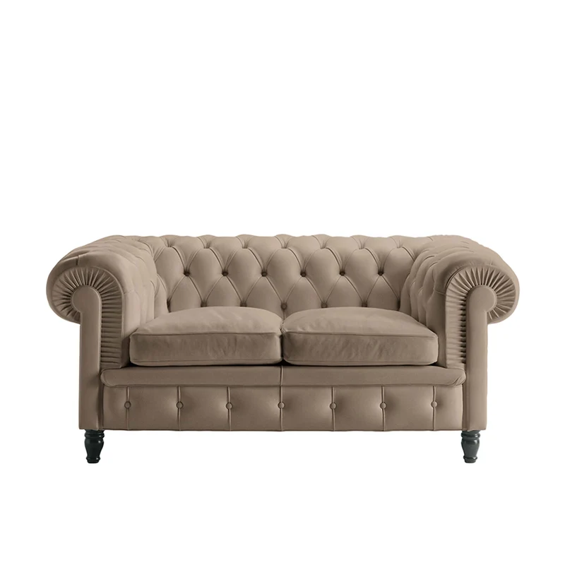 Leather Chesterfield Sofa CHESTER by Renzo Frau for Poltrona Frau