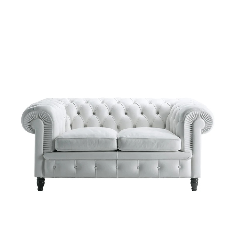 Leather Chesterfield Sofa CHESTER by Renzo Frau for Poltrona Frau