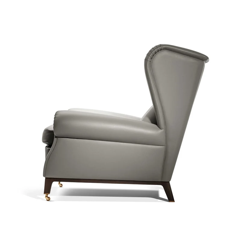 Leather Wingback Armchair 2019 by Poltrona Frau Style & Design Centre