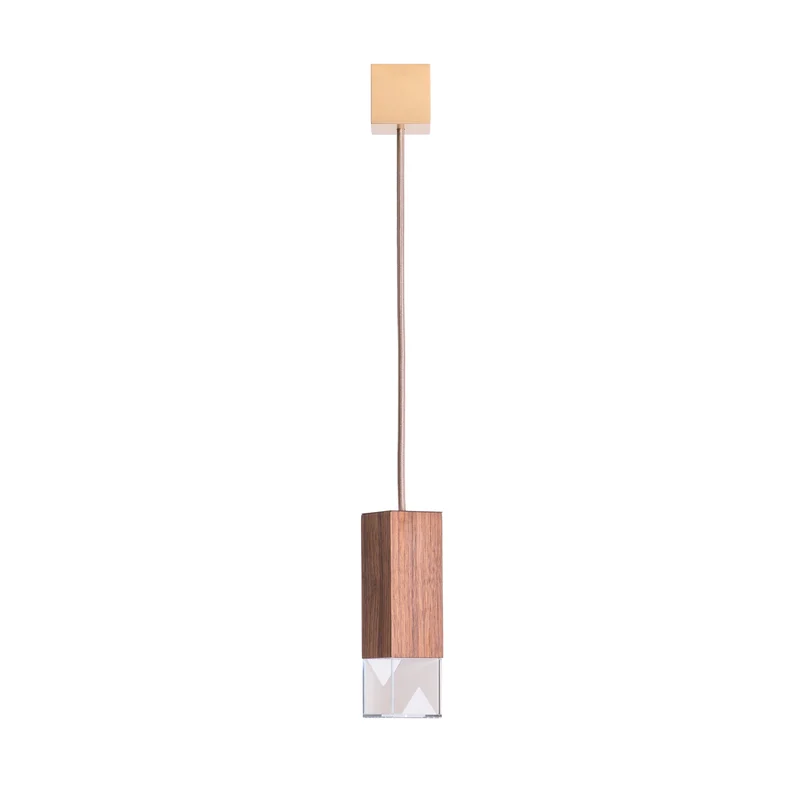 Wood Pendant Lamp LAMP/ONE by Formaminima